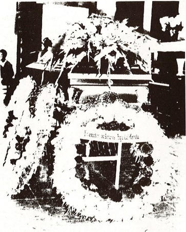 Funeral service of Maclovio Gaxiola López